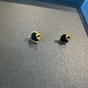 Kate Spade Black Spade Earrings